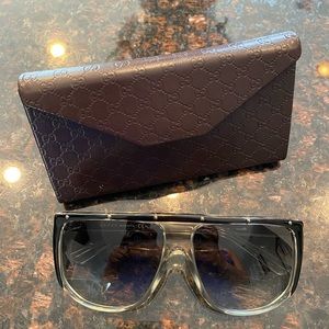 Authentic Black Gucci Sunglasses